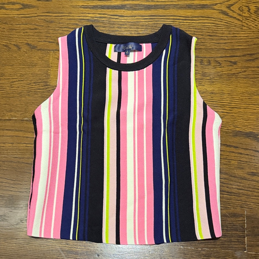 Striped Sleeveless Sweater